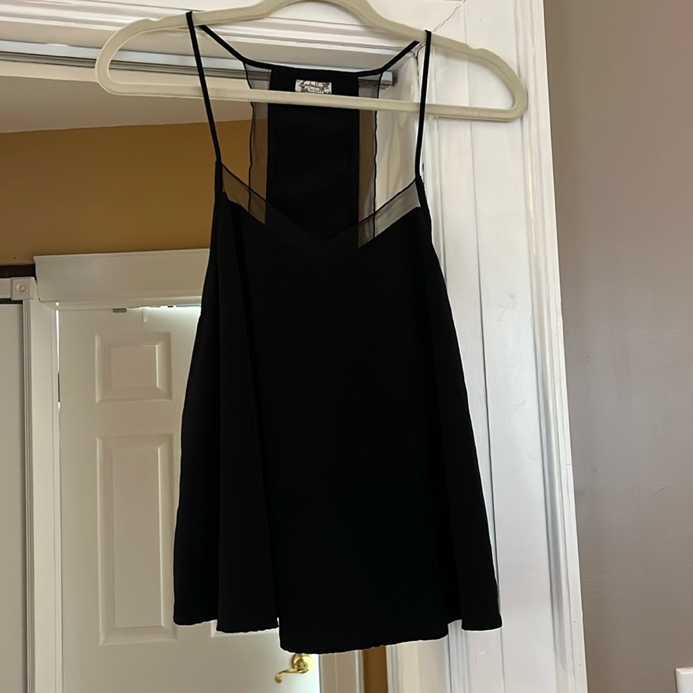Free people satiny tank top size large